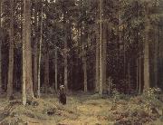 Ivan Shishkin Countess Mordinovas-Forest Peterhof oil on canvas